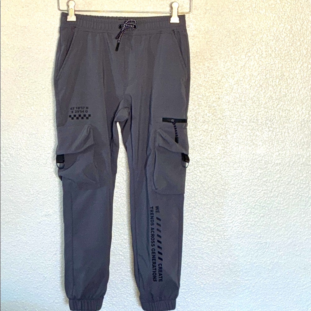 Waterproof Gray Cargo Joggers NWOT